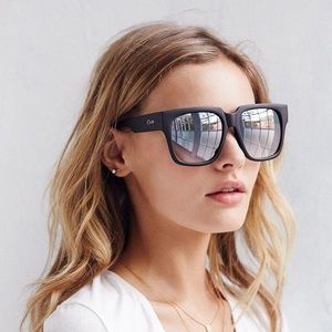 Quay Australia- On the Prowl in Matte Black with reflective lens